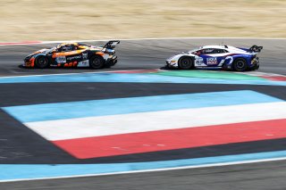 #59 - Garage 59 - Marvin KIRCHHOFER - Benjamin GOETHE - McLaren 720S GT3 EVO  and #63 - GRT - Grasser Racing Team - Luca ENGSTLER - Jordan PEPPER - Lamborghini Huracan GT3 EVO2 
