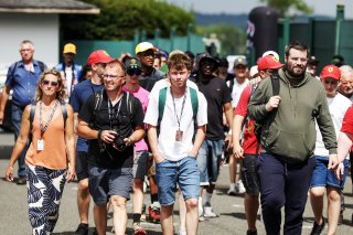 Fans pit walk