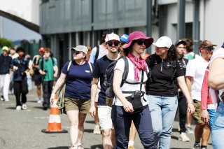 Fans pit walk