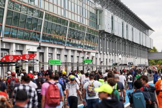 Fans pit walk