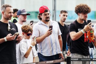 Fans pit walk