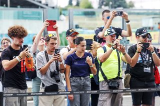 Fans pit walk