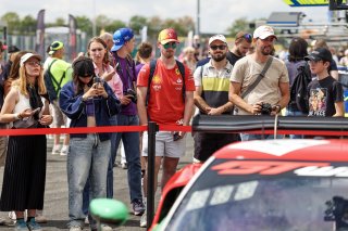 Fans pit walk