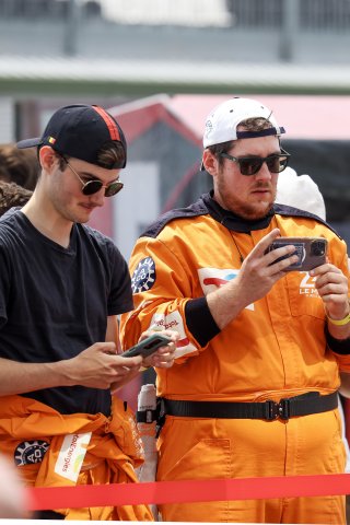 Fans pit walk