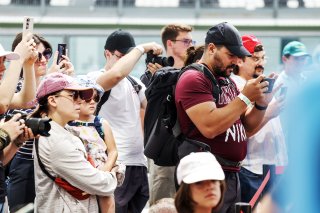 Fans pit walk