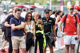 Fans pit walk