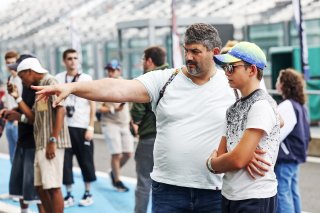 Fans pit walk