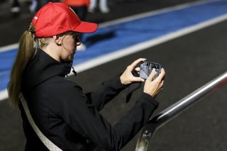 Fans pit walk by night