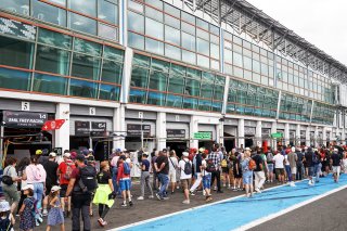 Fans pit walk