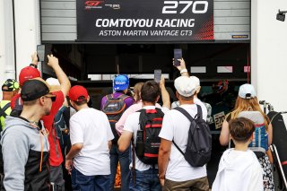Fans pit walk