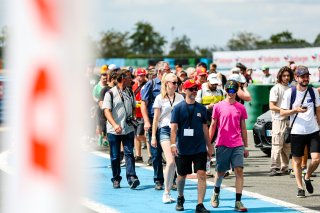 Fans pit walk