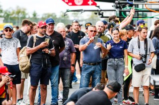 Fans pit walk