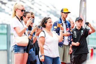 Fans pit walk