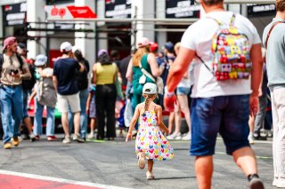 Fans pit walk