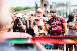 Fans pit walk