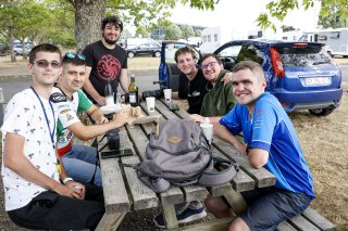 Fans camping at Circuit de Nevers Magny-Cours