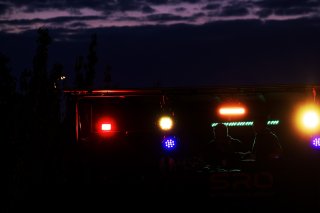 A DJ in the paddock