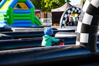 Karting in the fan area