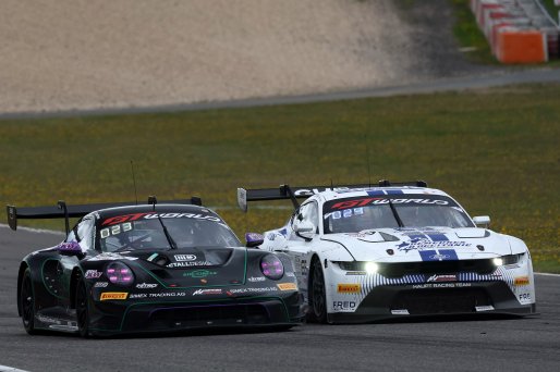 #92 - Herbert Motorsport - Rolf INEICHEN - Tim HEINEMANN - Joel STURM - Porsche 911 GT3 R (992) and #65 - HRT Ford Performance - Finn WIEBELHAUS - Romain ANDRIOLO - David SCHUMACHER - Ford Mustang GT3 | SRO / JEP