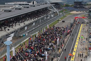 The grid before the start of the Race