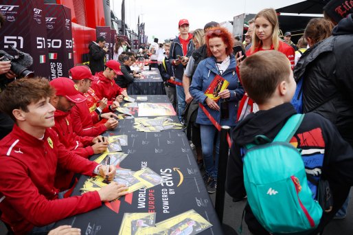 #50 - AF Corse - Francorchamps Motors - Arthur LECLERC - Ferrari 296 GT3 in the autograph session | SRO / JEP