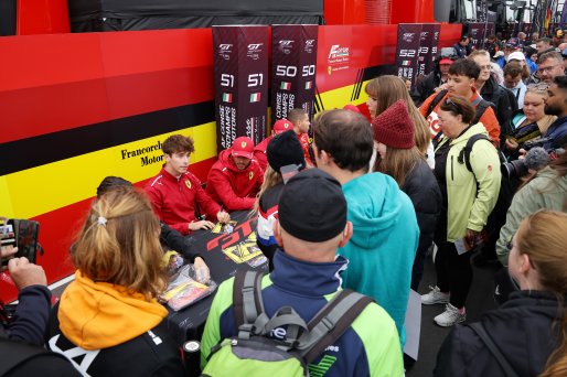 #50 - AF Corse - Francorchamps Motors - Arthur LECLERC - Ferrari 296 GT3 in the autograph session | SRO / JEP