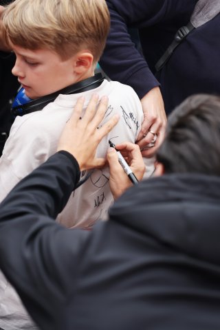 Fans at the Autograph Session