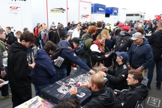 Mercedes Drivers at the Autograph Session