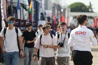 Fans in the GTWCE Paddock