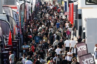 Fans in the Paddock at Circuit de Barcelona-Catalunya