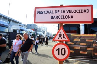 Fans in the Paddock at Circuit de Barcelona-Catalunya