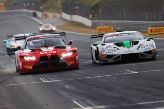 #992 - Paradine Competition - Maxime OOSTEN - Mex JANSEN - BMW M4 GT3 EVO and #85 - Imperiale Racing - Loris SPINELLI - Dmitriy GVAZAVA - Lamborghini Huracan GT3 EVO2 