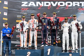 GT World Challenge Powered by AWS Race 2 Gold Podium