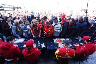 Autograph Session and pitwalk - #50 - AF Corse - Francorchamps Motors - Arthur LECLERC - Thomas NEUBAUER - Ferrari 296 GT3 and #51 - AF Corse - Francorchamps Motors - Alessio ROVERA - Vincent ABRIL - Ferrari 296 GT3  