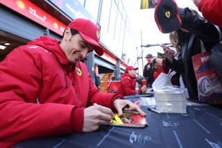 Autograph Session and pitwalk - #50 - AF Corse - Francorchamps Motors - Arthur LECLERC  - Ferrari 296 GT3