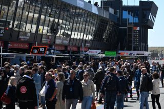Fans at the Autograph session and pitwalk
