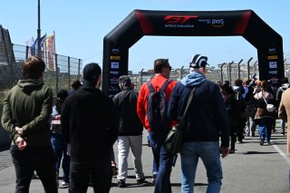 Fans at the Autograph session and pitwalk