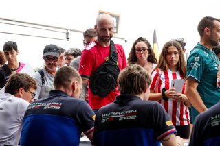 Pit walk and autograph session