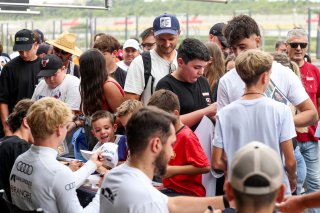 Pit walk and autograph session