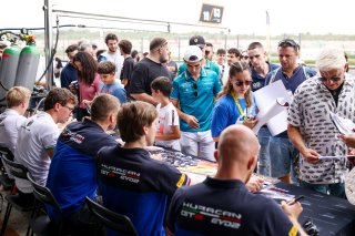 Pit walk and autograph session