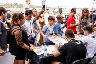 Pit walk and autograph session