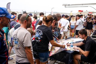 Pit walk and autograph session