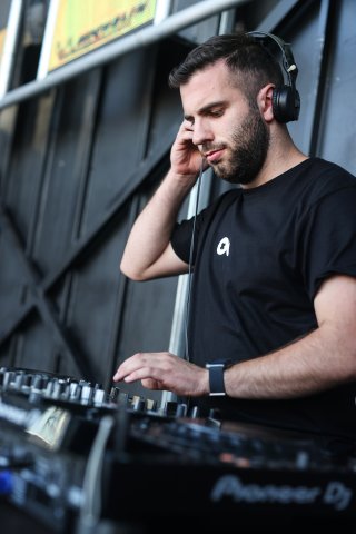 DJ Performing in the Paddock