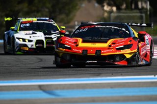 #50 - AF Corse - Arthur LECLERC - Sean GELAEL - Lilou WADOUX - Ferrari 296 GT3 EVO and #46 - Team WRT - Max HESSE - Valentino ROSSI - Daniel HARPER - BMW M4 GT3 EVO