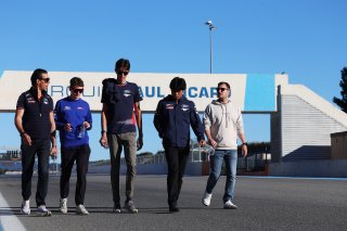 Drivers on a Track Walk