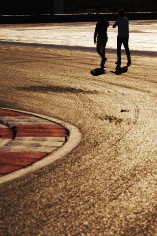 Drivers on a Track Walk