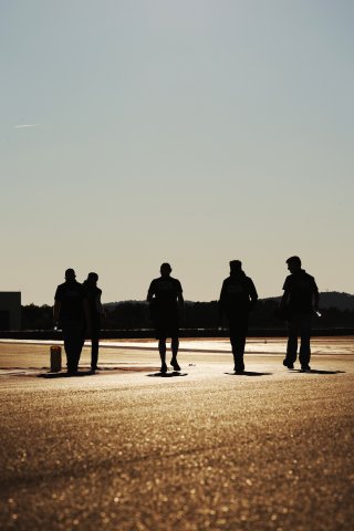 Drivers on a Track Walk