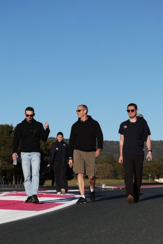 Drivers on a Track Walk