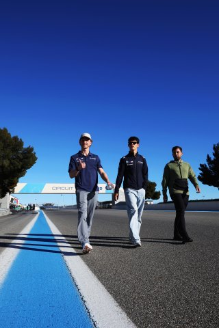 Drivers on a Track Walk