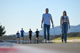 Drivers on a Track Walk